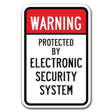 Signmission Safety Sign, 12 in Height, Aluminum, Video Surv - Warn Prote A-1218 Video Surv - Warn Prote